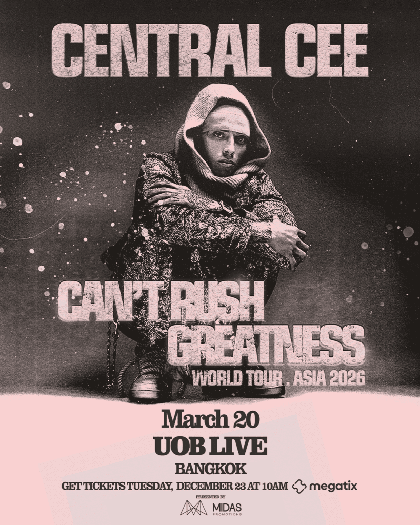 Central Cee Can't Rush Greatness Tour Poster 2026